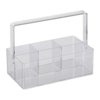 Transparenter Organizer mit Griff