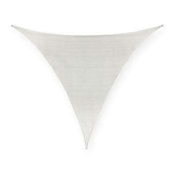 Voile d'ombrage triangulaire PE-HD blanc