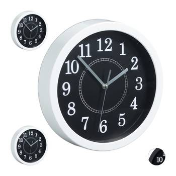 Lot de 3 horloges murales rondes 20 cm