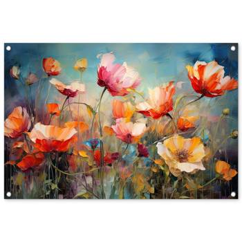 GARTENPOSTER Mohnblumen