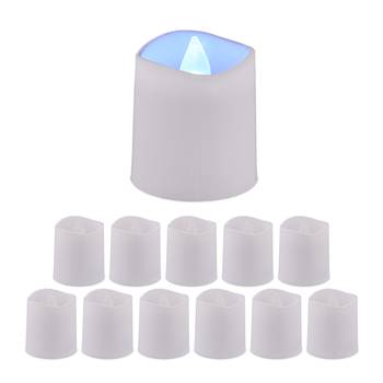 Bougies LED blanches en lot de 12