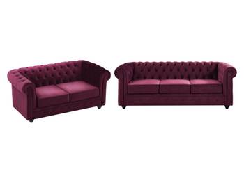 Couchgarnitur CHESTERFIELD 2er-Set