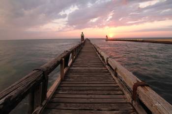 Tableau vue sur l'estacade capbreton