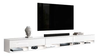 FURNIX meuble tv ALYX avec LED blanc