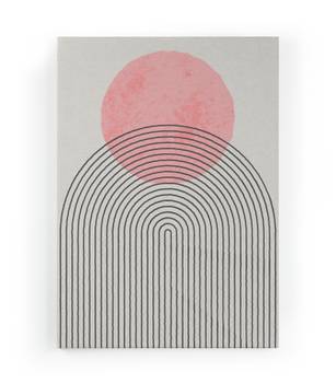Leinwand 60x40 Rosa geometrisch