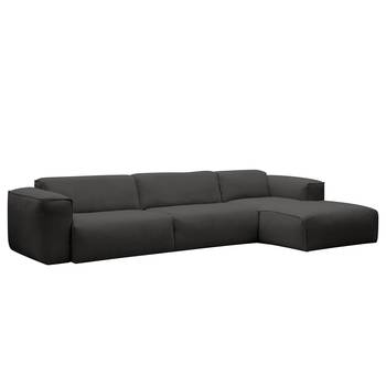 Studio Copenhagen Ecksofa Hudson I Anthrazit Webstoff 328x71x173 cm (BxHxT) Skandi