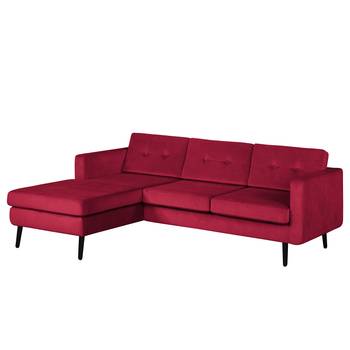 Mørteens Ecksofa Croom Rot Samt 211x84x154 cm