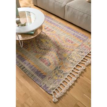 Tom Tailor Teppich Vintage Classic Kelim Flieder/Rosa Rechteckig 140x200 cm (BxT) Skandi Mischgewebe