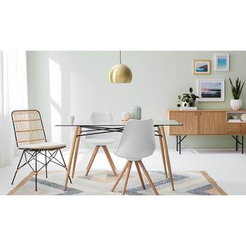 Top Square Wollteppich Allinge Blau Rechteckig 163x235 cm (BxT) Mischgewebe