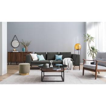 Studio Copenhagen Sofa Madison 3-Sitzer Rauchgrün Samt 238x82x105 cm