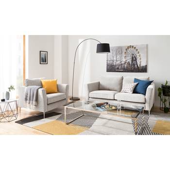 Fredriks Sofa Mirabela 2-Sitzer Kies Strukturstoff 170x85x92 cm