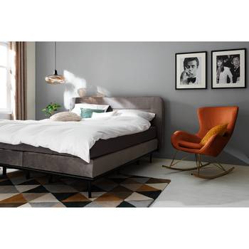 Jack & Alice Schaukelsessel Skamby Terrakotta Samt 76x100x103 cm (BxHxT)