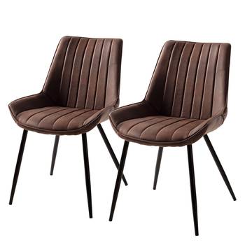 Chaises capitonnées Midge (lot de 2)