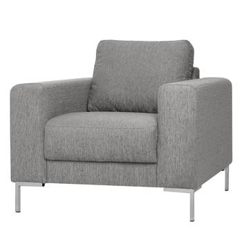 Fredriks Sessel Summer I Platin Strukturstoff 95x90x90 cm (BxHxT)