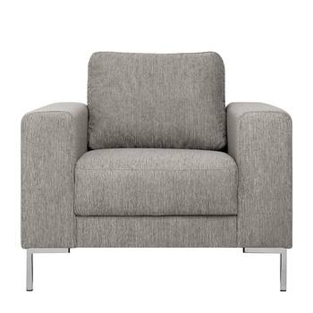 Fredriks Sessel Summer I Platin Strukturstoff 95x90x90 cm (BxHxT)