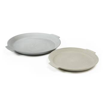 twentyfour Schale Marta IV Zement Grau 2-teilig