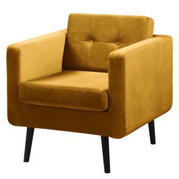 Jack & Alice Sessel Croom I Ocker Samt 77x86x84 cm (BxHxT)