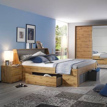 Rauch Packs Kopfteil Scala III Spanplatte Eiche Wotan Dekor