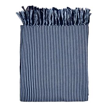 Aranda Plaid Portea Pinstripe Leeds Graublau Webstoff 150x200 cm (BxT)