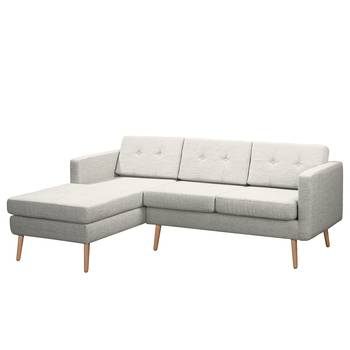 Mørteens Ecksofa Croom IV Schwedisch Weiß Webstoff 211x84x154 cm