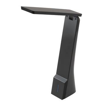 Eglo LED-Tischleuchte La Seca Modern Schwarz Kunststoff 1-flammig mit Touch-Schalter 20x5x26 cm (BxHxT)
