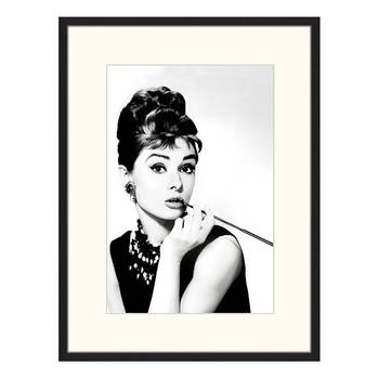 Tableau déco Audrey Hepburn Smoking