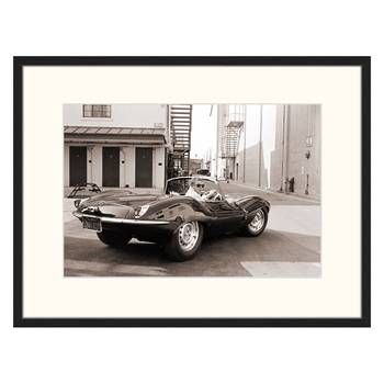 Afbeelding Steve McQueen in Jaguar