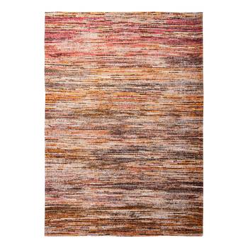 Top Square Kurzflorteppich Sari More Braun/Orange Asymmetrisch 140x200 cm (BxT) Gestreift Mischgewebe