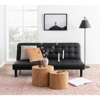 Norrwood Couchtisch Hoya 2er-Set MDF Wildeiche Dekor Oval 33x40x48 cm (BxHxT)