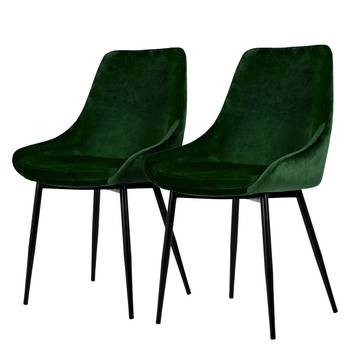 Gestoffeerde stoelen Lex (set van 2)