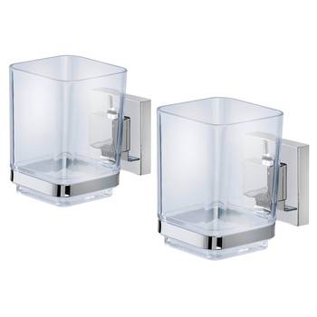 Verres à dents Quadro (lot de 2)