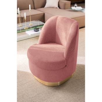 Jack & Alice Sessel Chanly II Mauve Webstoff 68x87x69 cm (BxHxT)