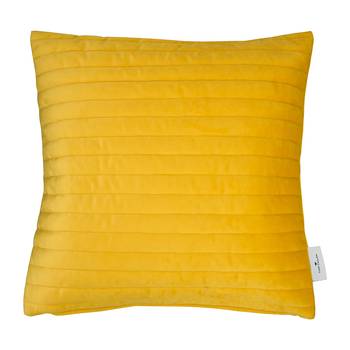 Tom Tailor Kissenbezug T-Velvet Stripes Goldgelb 40x40 cm (BxH) Samt