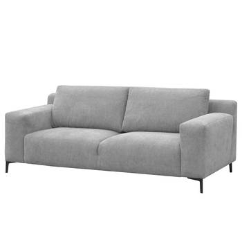 Fredriks Sofa Lontras 3-Sitzer Hellgrau Microfaser 224x86x92 cm