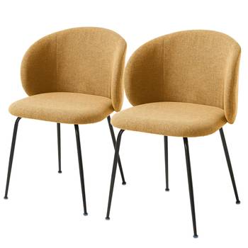 Gestoffeerde stoelen Mellis (set van 2)