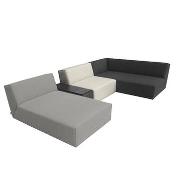 Tom Tailor Wohnlandschaft Elements I Grau 100% Polyester 327x70x190 cm (BxHxT) mit Schlaffunktion Modern