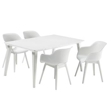 Table et chaises Split I (5 éléments)