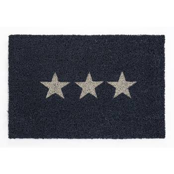 andiamo Fußmatte Kokos Star Kokosfasern Dunkelgrau 40x60 cm (BxT)