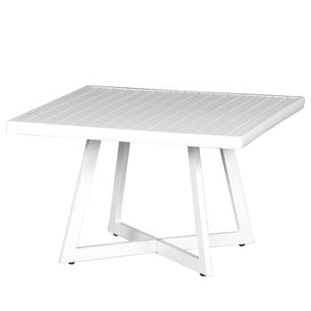 Siena Garden Loungetisch Alexis II Aluminium 70x45x70 cm (BxHxT) Weiß Modern