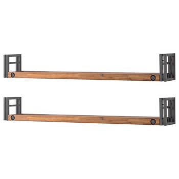 Tablettes murales Manchester (lot de 2)