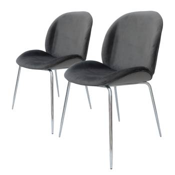 Chaises capitonnées Charlize (lot de 2)