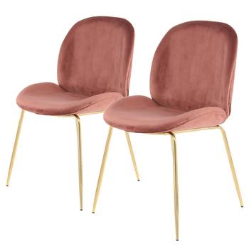 Chaises capitonnées Charlize (lot de 2)