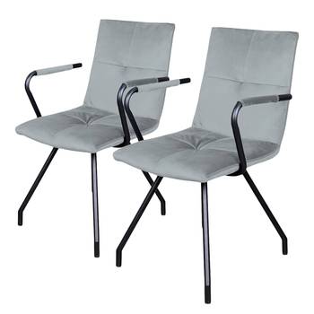 Chaises à accoudoirs Eaden (lot de 2)