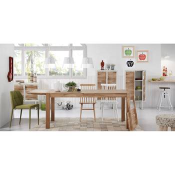 Esstisch Cawood (mit Ansteckplatten)