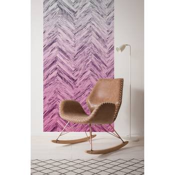 Vlies Fototapete Herringbone Pink