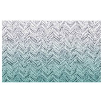 Fotobehang Herringbone Mint