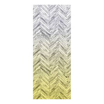 Papier peint intissé Herringbone Yellow