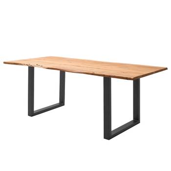 Houten eettafel met boomrand KAPRA