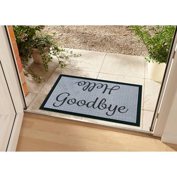 Fußmatte Hello and Goodbye