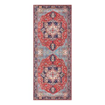 Finesse - Tapis de Design Vintage - Orient Rouge Beige Médaillon